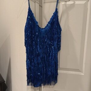 Blue midnights body suit